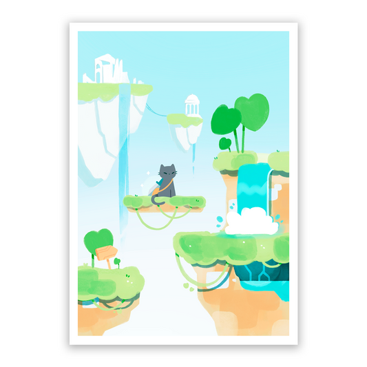 Platform Game Art Print