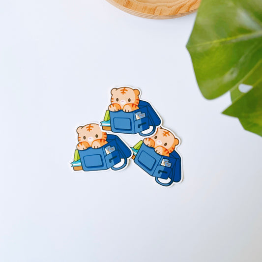 Tiger Backpack Sticker