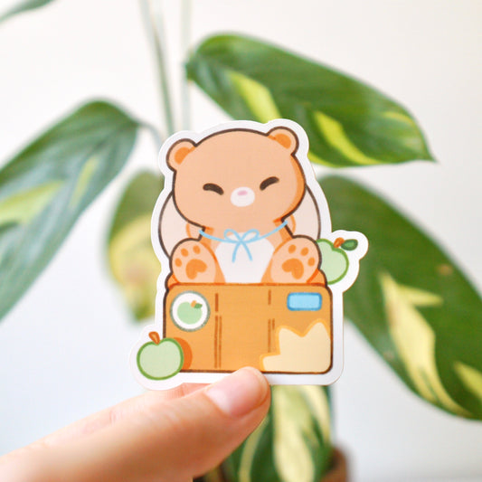 Apple Bear Sticker