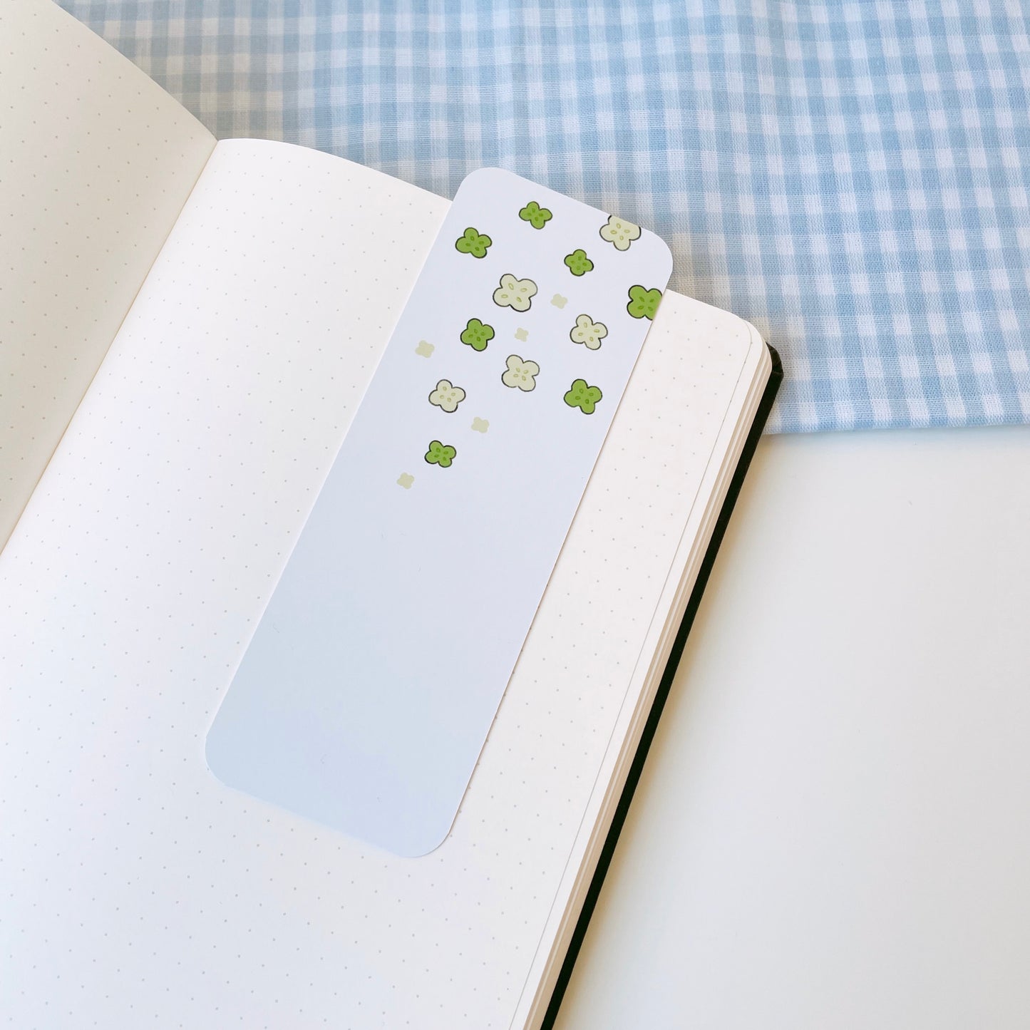 Falling Clovers Bookmark