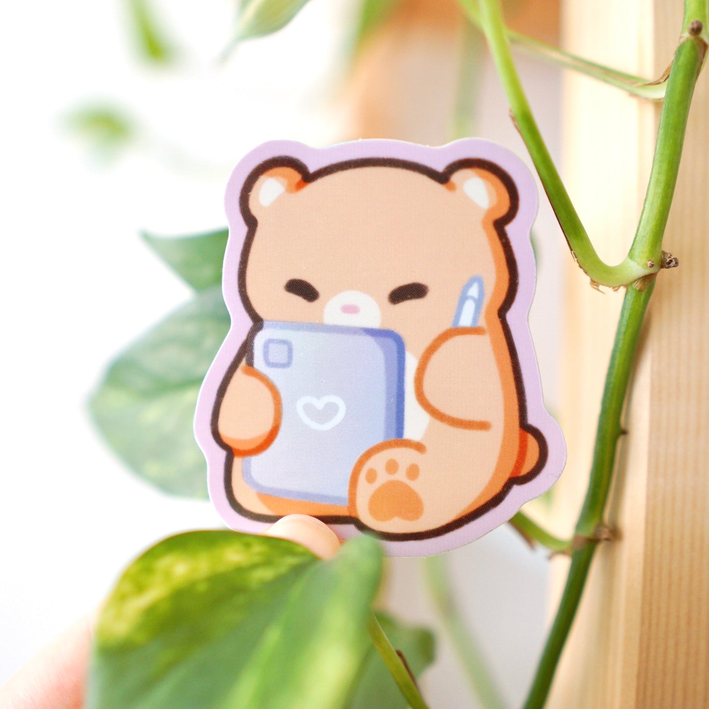 Artist Bear Sticker