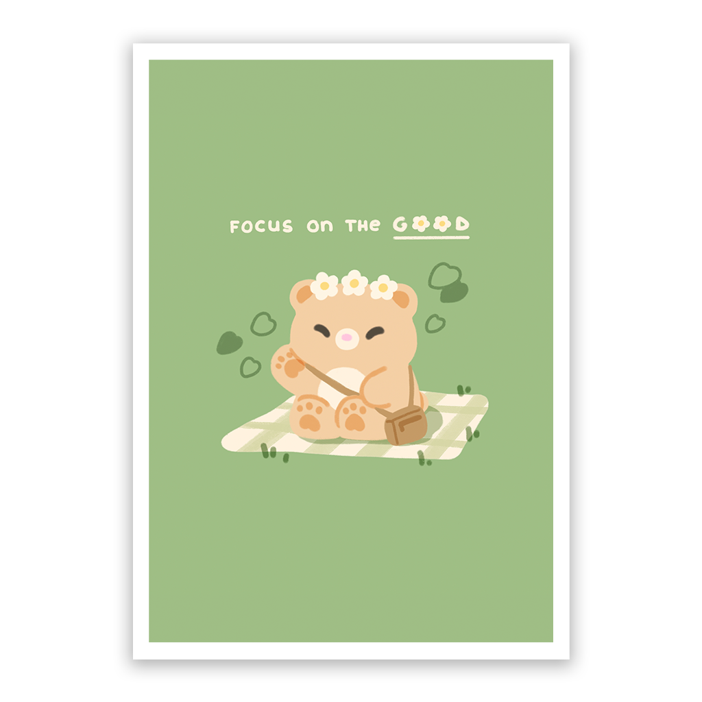 Focus on the Good Art Print