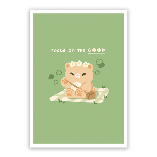 Focus on the Good Art Print